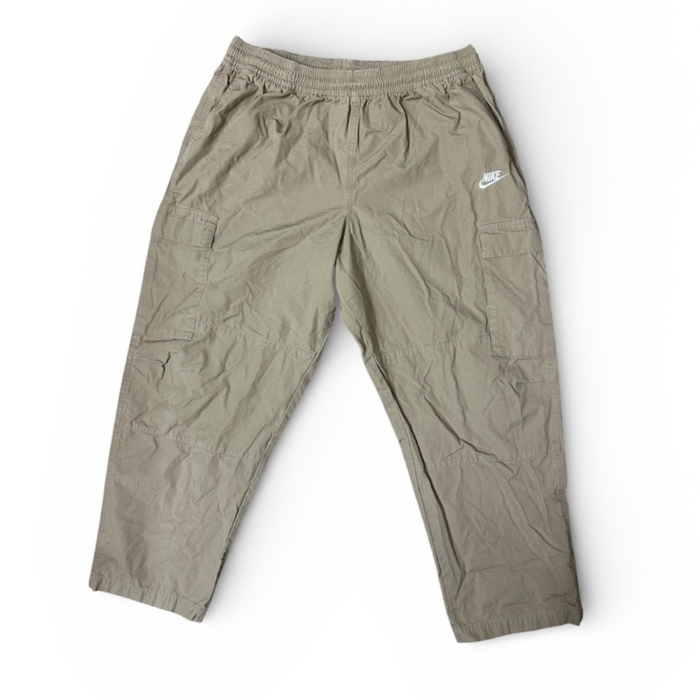 Nike Club Woven Cargo Parachute Pants- XL- 100% Cotton
